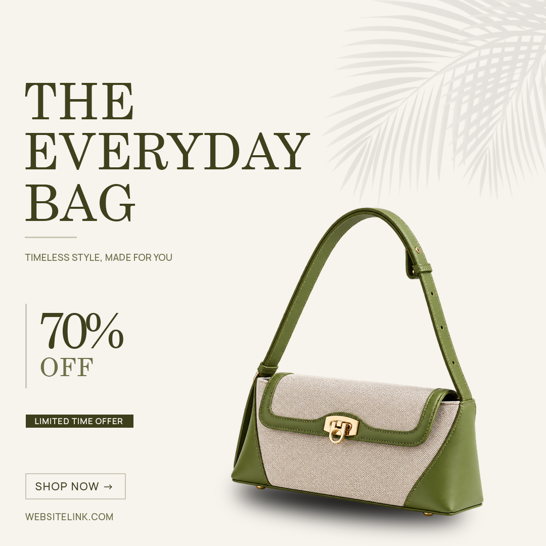 Elegant Handbag Ad