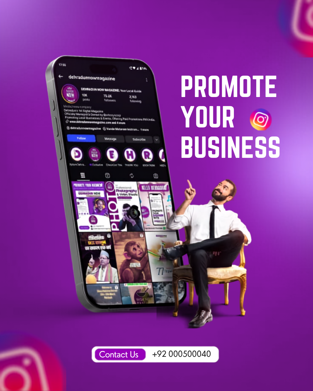 Instagram Business Promotion Creative