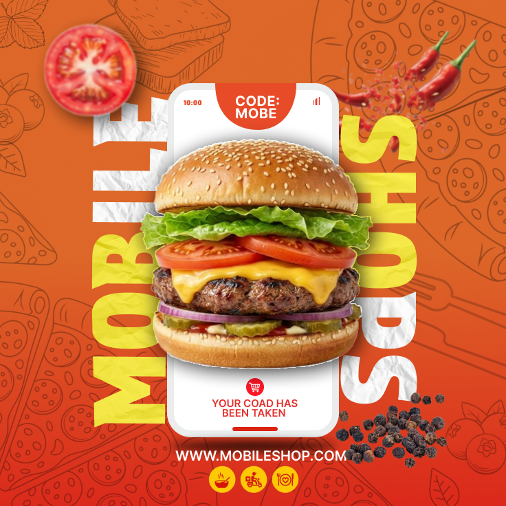 Food Delivery App Promo Post