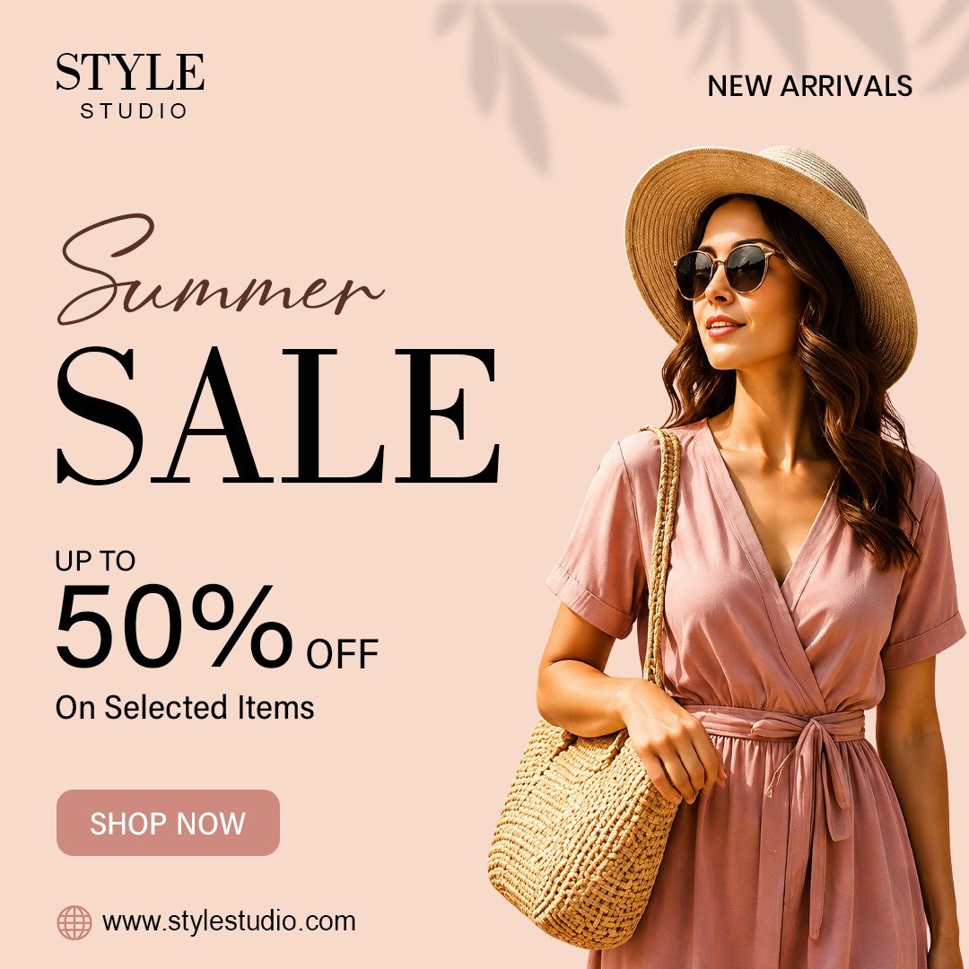 Summer Fashion Sale Ad